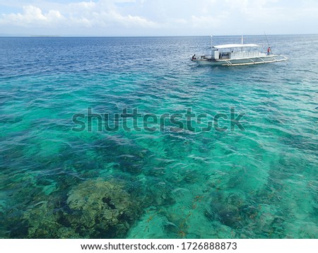 the beautiful ocean in cebu Royalty-Free Stock Photo #1726888873
