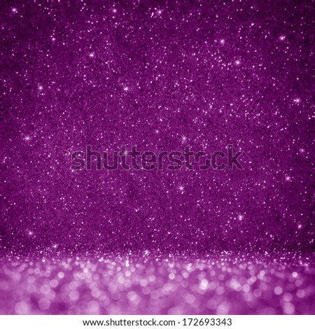 Holiday Abstract Glitter Defocused Background With Blinking Stars. Blurred Bokeh 