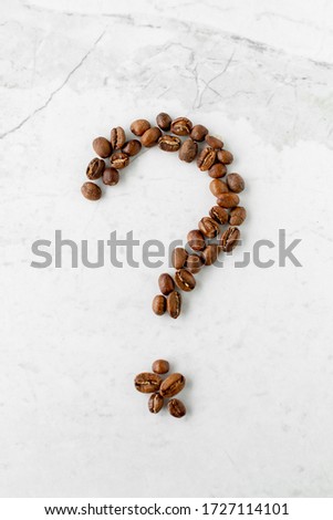 coffee beans on a light background