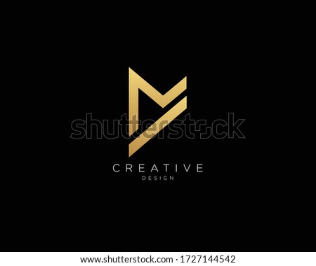 M Logo Design , Creative Minimalist Letter M Logo Design