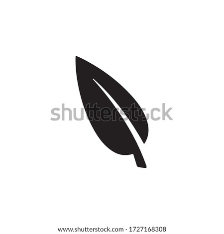 Leaf Icon In Trendy  Design Vector Eps 10