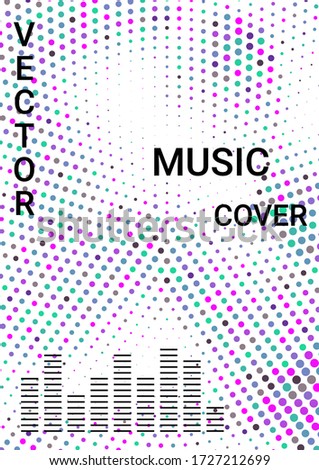 Modern design template. Musical cover for your design.  Business concept illustration.