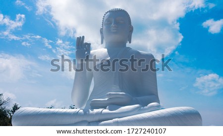 Sitting Buddha Statue in Mihintale ,Sri Lanka