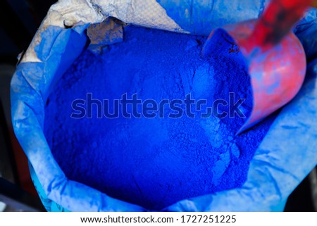 Blue pigment powder micro cobalt, Morocco 