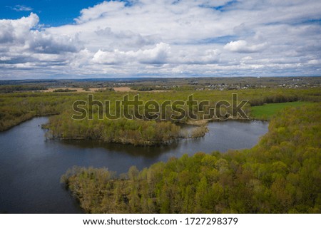 Aerial of Blue Sky Plainsboro New Jersey