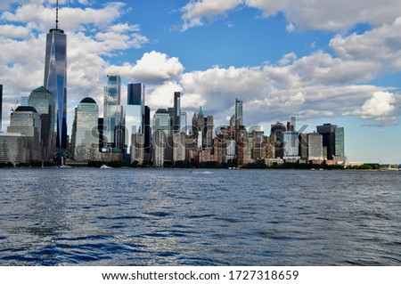 New York City Skyline In Morning