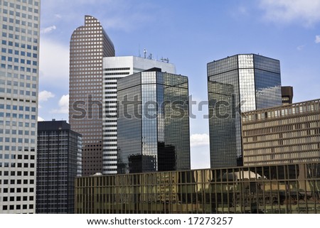 Skyscrapers in Denver, Colorado.