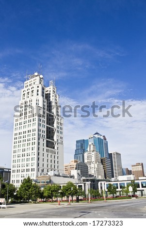 Kansas City - skyscrapers in downtown