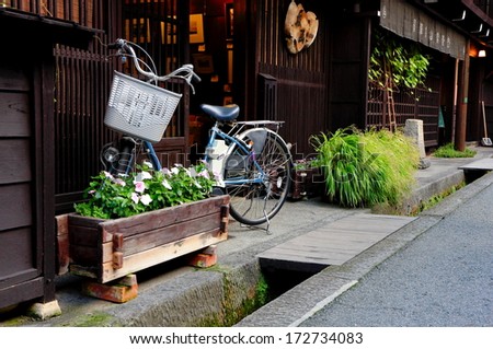 Takayama street Royalty-Free Stock Photo #172734083