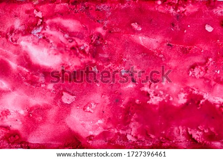 Abstract blur background,Picture of fruit ice cream in a container that is homemade ice cream With the products of fruit that are grown by oneself in order to get ice cream that is good for health