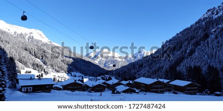 Skiing in Gargellen Hochmontafon Austria