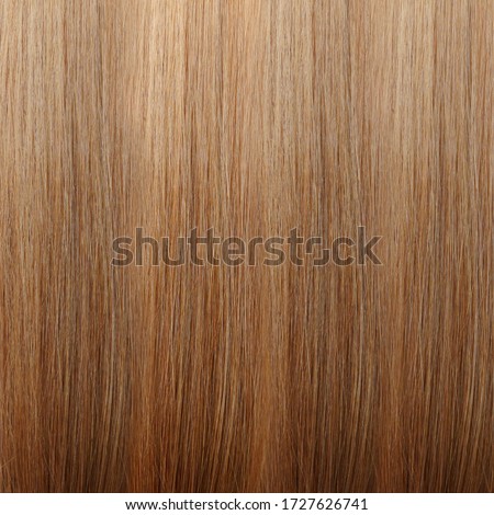 Straight ombre hair texture from caramel brown to honey blonde Royalty-Free Stock Photo #1727626741