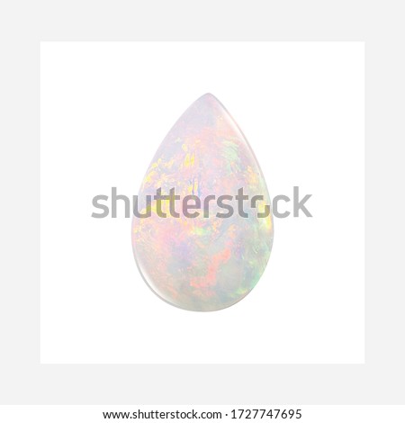 Diamond Ethiopian Opal Shape Gemstone