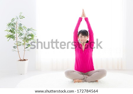 young asian woman lifestyle image 