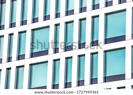 abstract windows shape on modern architecture 