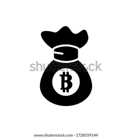 Bitcoin, blockchain, btc, coin, crypto, cryptocurrency icon vector eps trendy design template logo signage illustration clip art