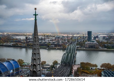 Raimbow photographed in Cologne, Germany. Picture made in 2009.