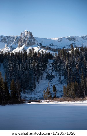 Mammoth lakes Mountain Panorama landscape