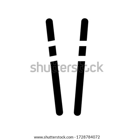 chopsticks icon or logo isolated sign symbol vector illustration - high quality black style vector icons
