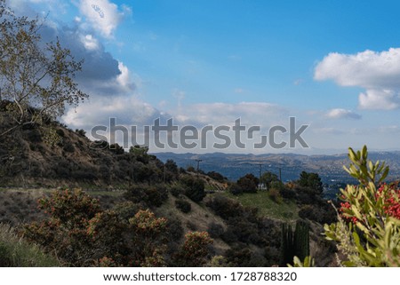 Los Angeles Skyline From Hills