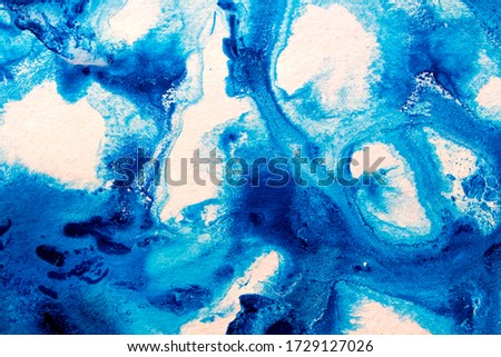 Splash of sea waves. Abstract background in bright colors. Print. Acrylic fill.