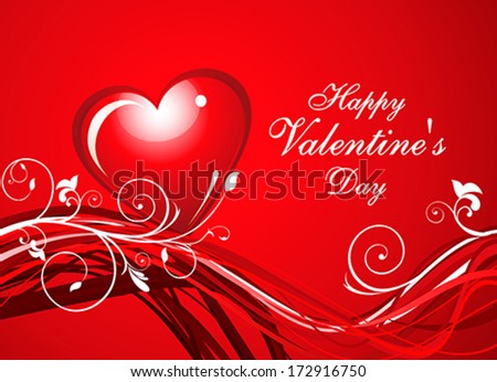 abstract valentine background vector illustration