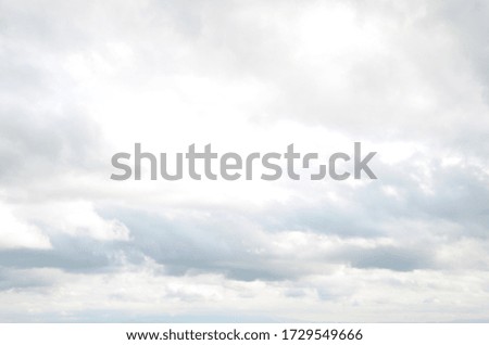 Subtle background of the sky with the rain clouds in rainy season.