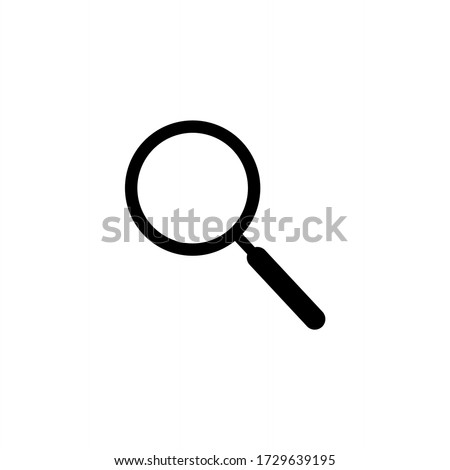 Search icon vector. Magnifier, research icon symbol illustration Royalty-Free Stock Photo #1729639195