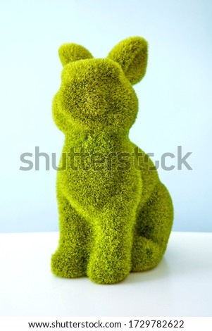 A studio photo of an easter bunny