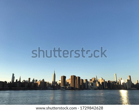 View of Manhattan over the Hudson River