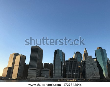 View of Manhattan over the Hudson River