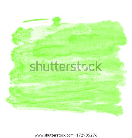Green Watercolor Background for your design. EPS10 vector.
