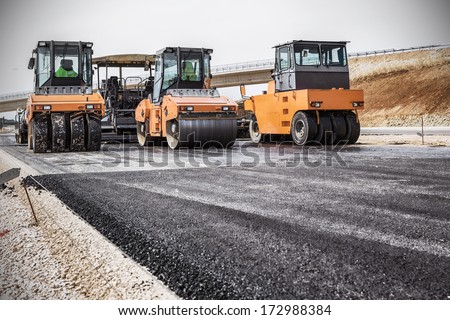 Road Construction Royalty-Free Stock Photo #172988384