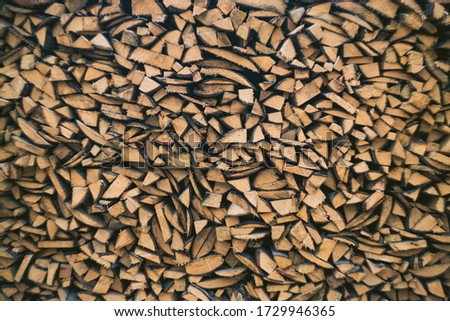 wooden background for text, brown wall of firewood 1
