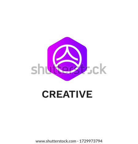 creative gradient logo design company template 