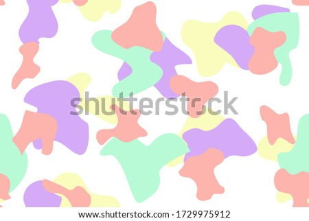 Modern Abstract Background. Trendy Multi Texture. Dirty Camo Paint. Urban Animal Pattern. Seamless Camo Print. Holi Multi Canvas. Military Vector Camoflage. Rainbow Pastel Camouflage Seamless Paint.
