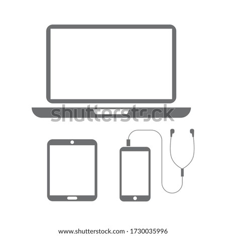 Devices icon design isolated on white background