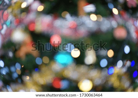 Christmas light background with blur style