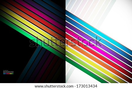 Rainbow Lines Background. Clip-art