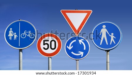 traffic signs in Germany