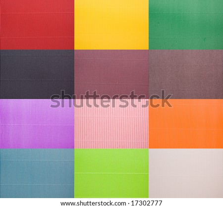 colored background cardboard