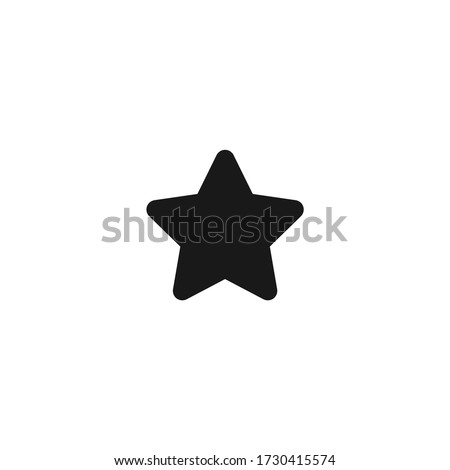 star icon vector on a white background Royalty-Free Stock Photo #1730415574