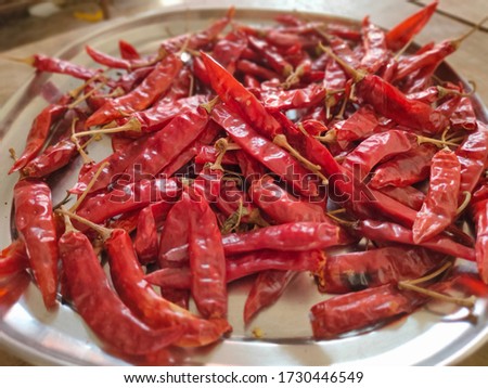 A Picture of Red Chillies.