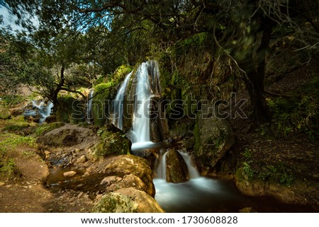 Farod waterfalls in lower galilee region