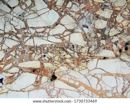 The brawn marble table top