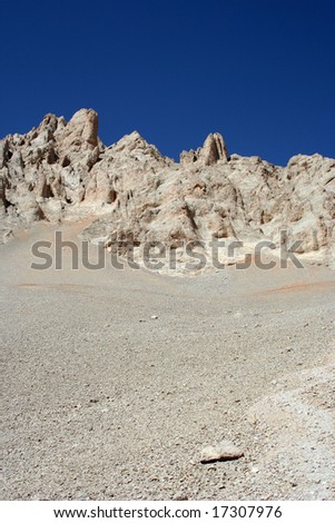 Rock and sky landscape - A photo taken at "Central Toros Mountain (Aladaglar)" - Turkey