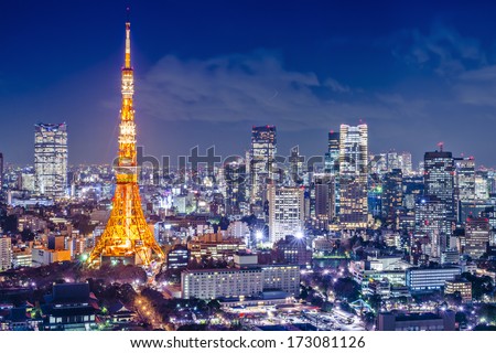 Tokyo, Japan at Tokyo Tower