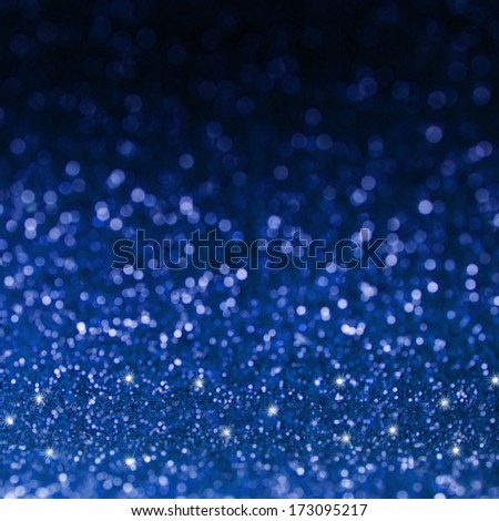 Christmas Background. Holiday Abstract Glitter Defocused Background With Blinking Stars. Blurred Bokeh 