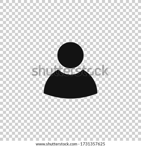 User icon vector.Profile sign.Person symbol illustration