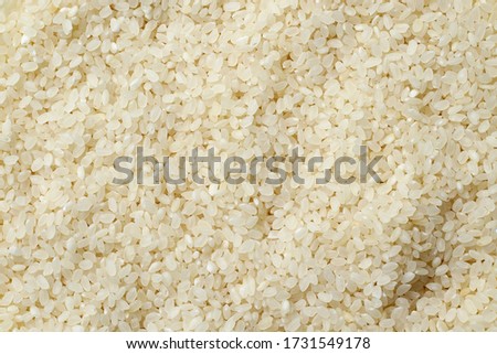 White rice, abstract beautiful texture food background